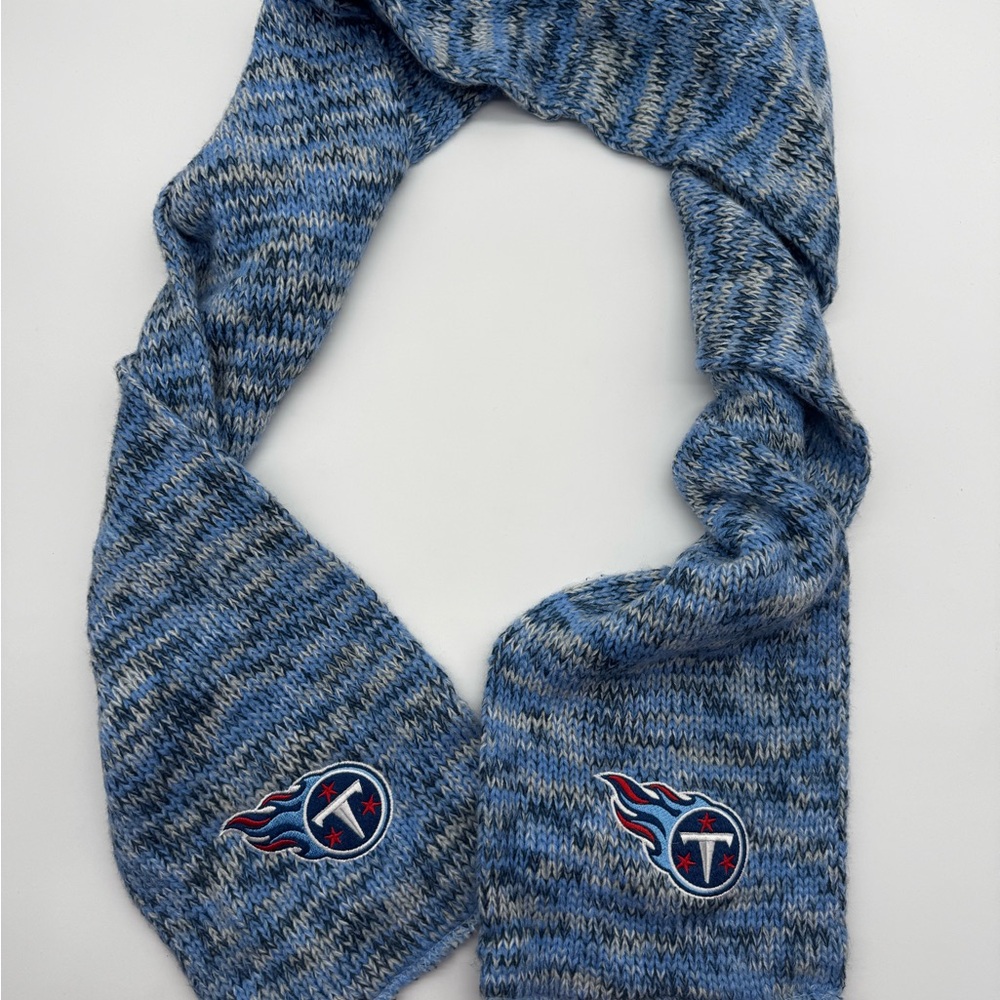 Tennessee Titans Blue and Gray Cozy Knit Scarf, OS - Picture 7 of 7